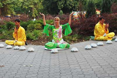Медитація Фалунь Дафа в Маріуполі
